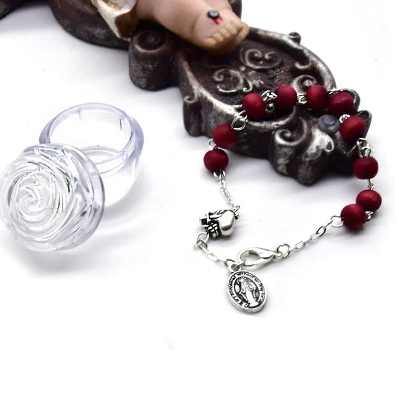 2025 New Religious Rosary Bracelets Catholic Rosaries Chain Bracelets Meditations Prayer Gift for Womens Jewelry Gift