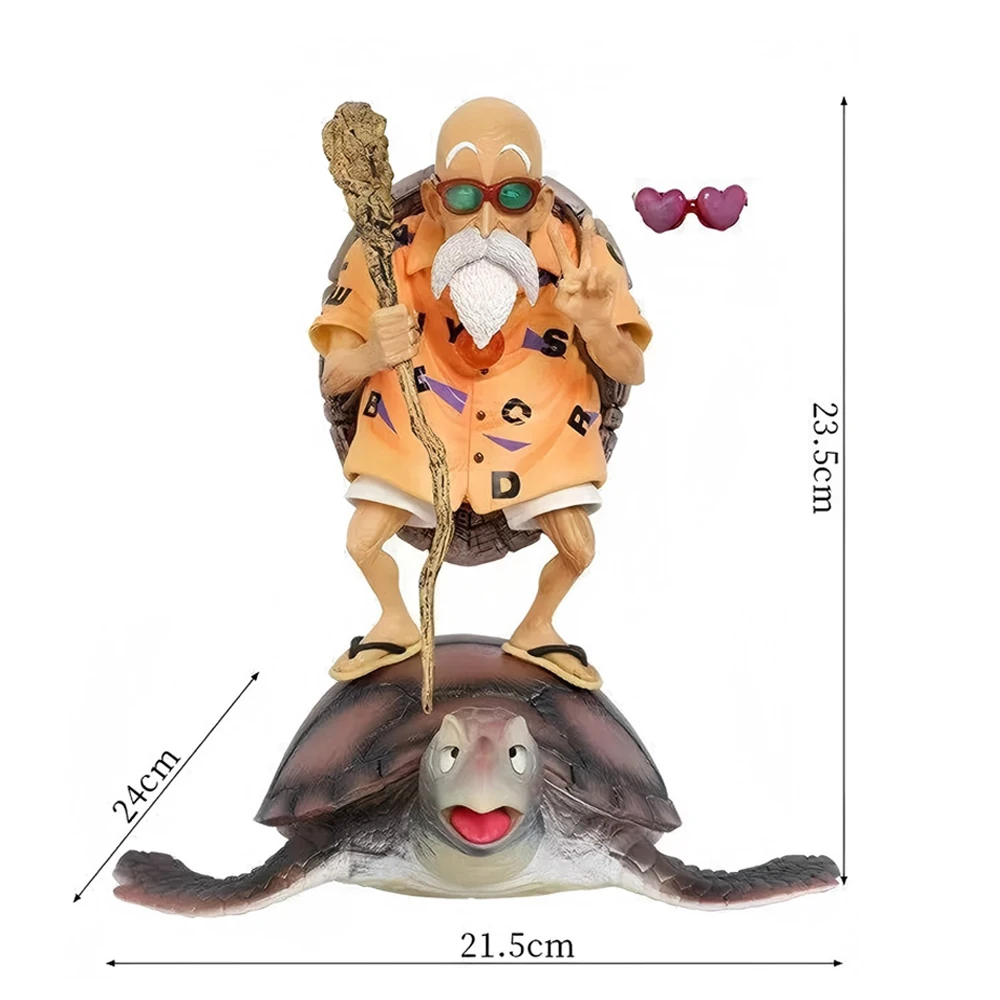 Dragon Ball Figur Kame Sennin Anime Figuren Master Roshi Figur PVC Modell Statue Puppe Sammlung Dekoration Spielzeug Weihnachten Geschenk