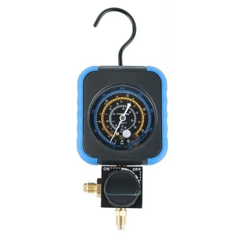 For Air Conditioning Fluorination Form Meter Valve Pressure Gauge R22r410r32r407 Refrigerant Snow Meter Fluorination Tool