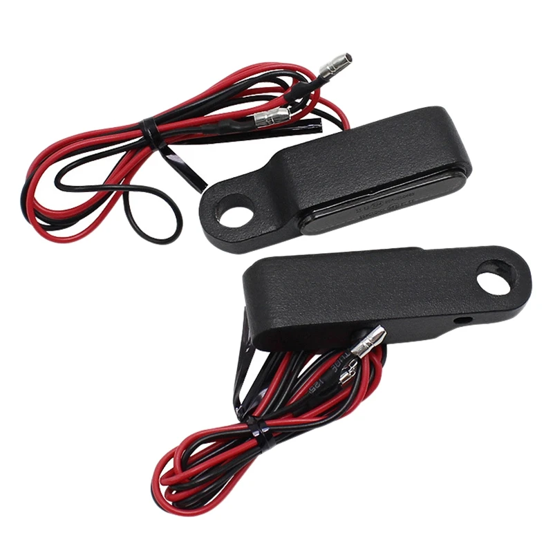 2PCS Universal Motorcycle Turn Signal Light Lamp Dynamic Flowing LED Mini Indicators Handlebar Blinker