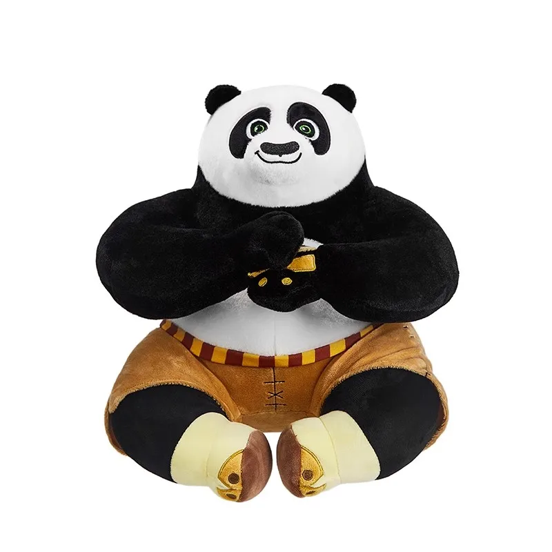 Global Park's Panda Po Meditating Stuffed Toy - Kung Fu Po - Cute Cartoon Anime Toy, Girls' Hugging Pillow, Gift, Souvenir