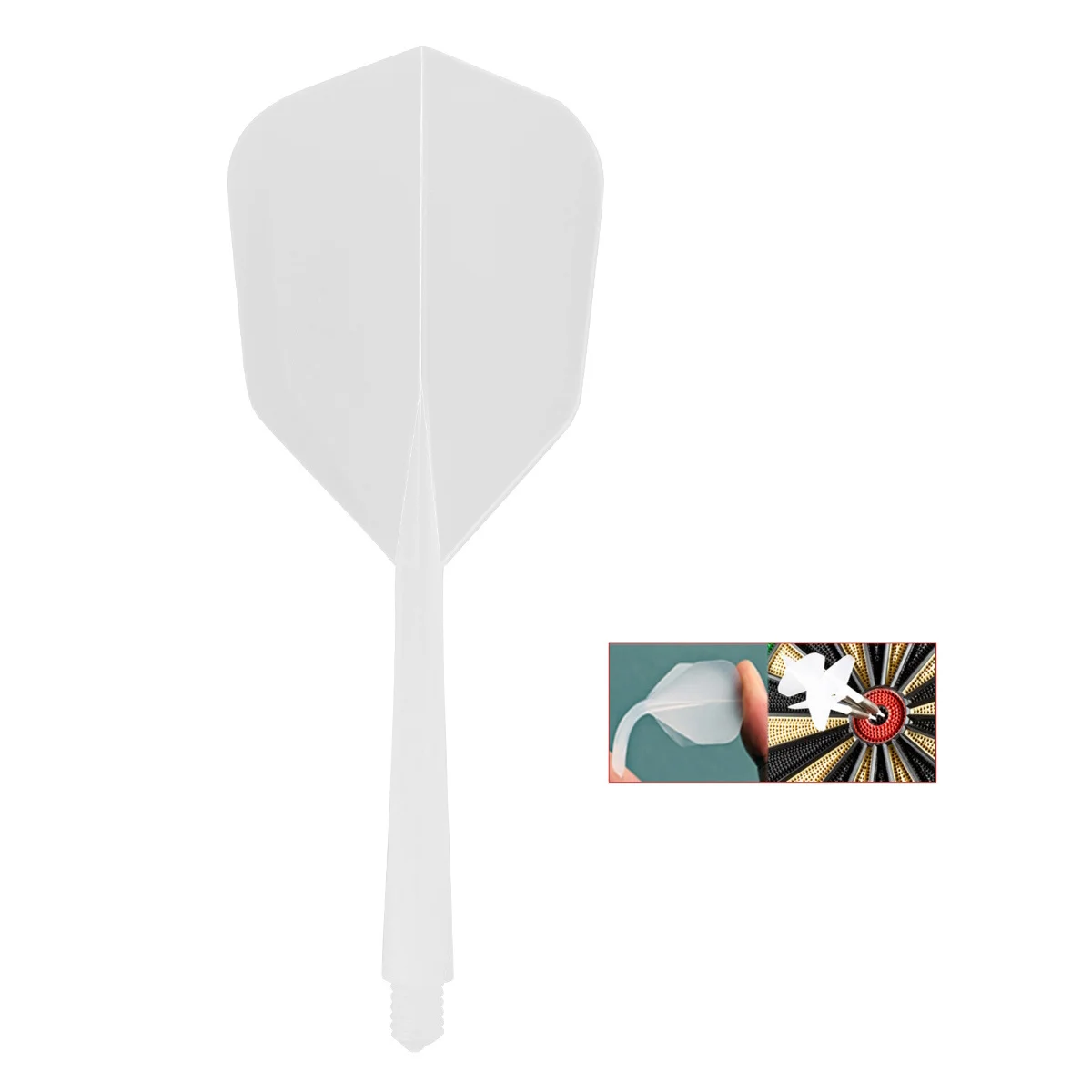 

4Pcs High Quality Dart Tail Wings Fine Thread Shape Improved Flight Balance Ideal Gift for Sports Lovers Indoor Outdoor Use