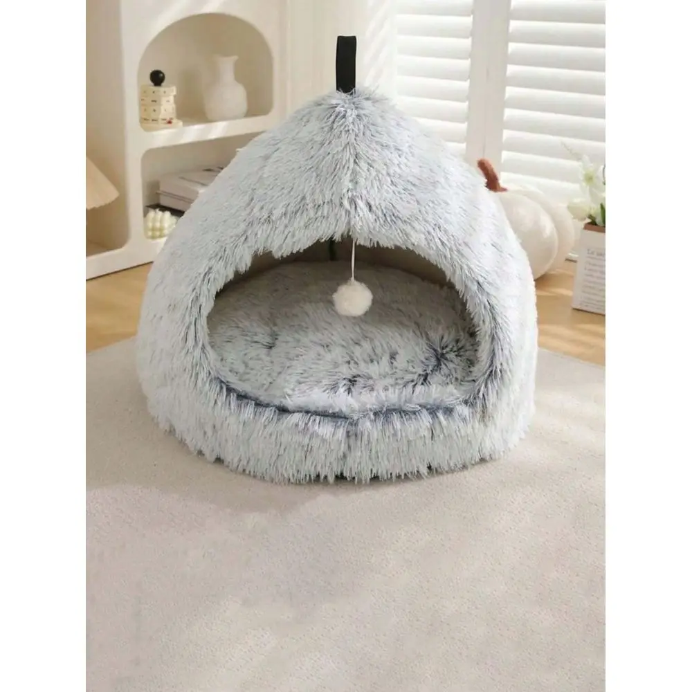 Cat House Suitable For Indoor Use In Autumn And Winter, With Plush Insulation, Dog Beds, Dog Mats, Soft And Comfortable Pet Bed