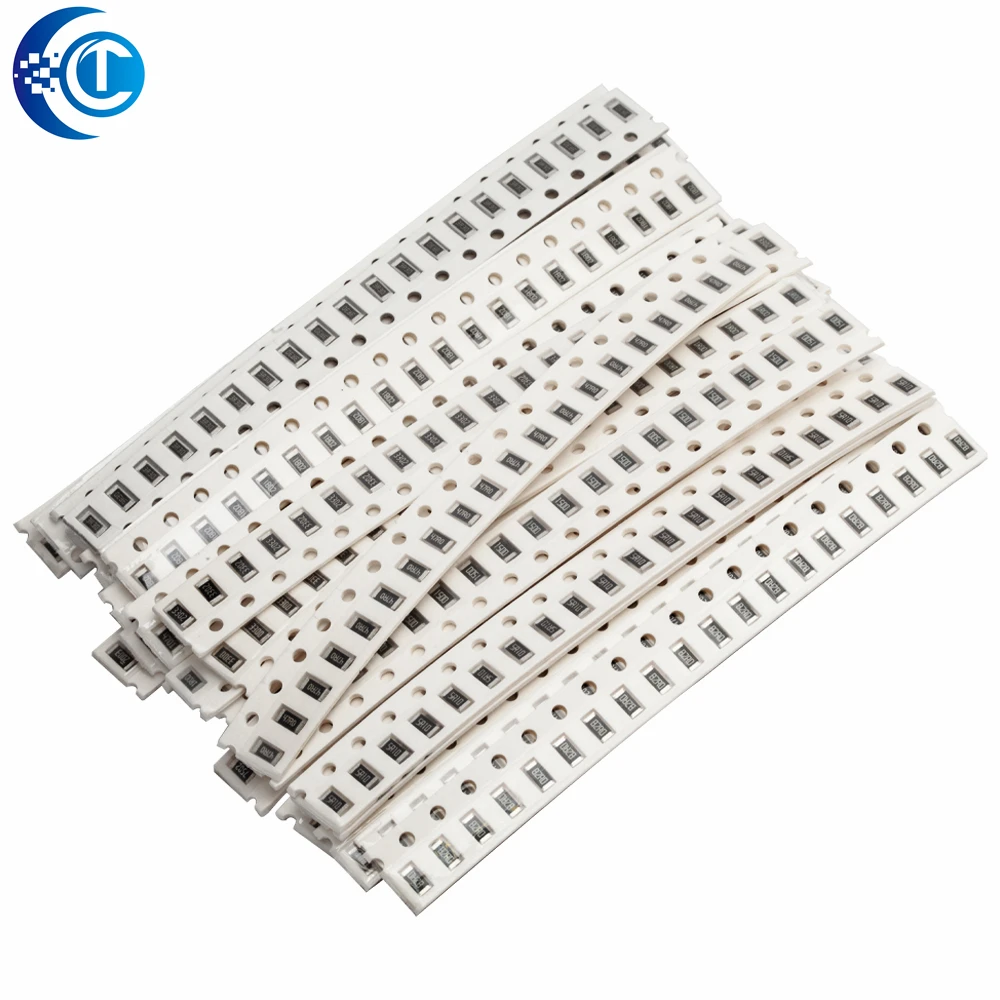 0603 0805 1206  SMD Resistor Kit Assorted Kit 1ohm-1M ohm 1% 33valuesX 20pcs=660pcs Sample Kit