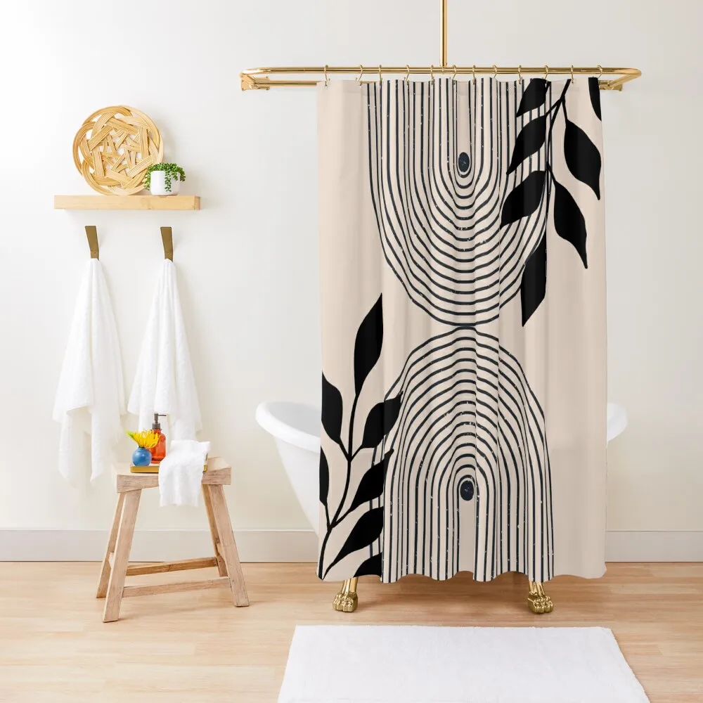 

Mid century modern rainbow Shower Curtain Bathroom Box Anime Shower Shower Sets For Bathroom Curtain