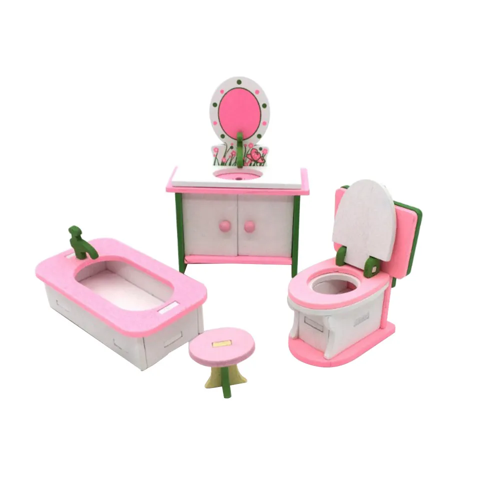 

Premium Wooden Miniature House Furniture Set for Kids Realistic Play Enhances Cognitive Skills Creativity Birthday Gift Mini