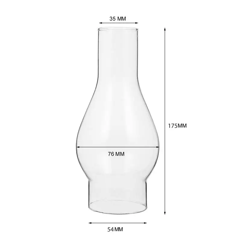 1 шт. керосиновый абажур, прозрачная масляная лампа, стекло дымохода, керосиновая лампа, стеклянная лампа дымохода, аксессуары для дымохода, замена