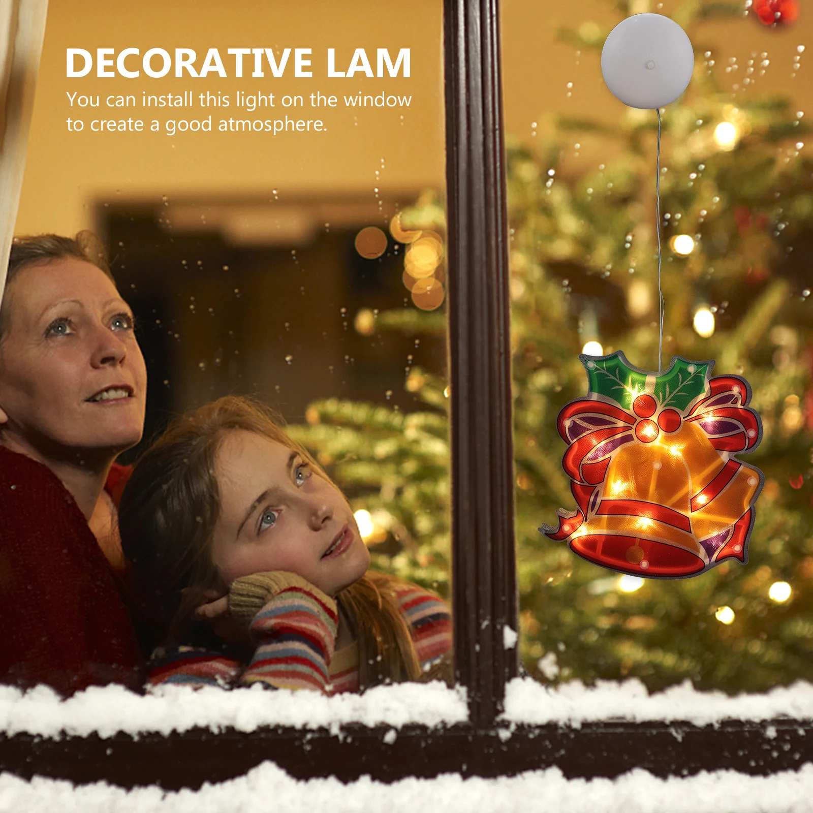 

Creative Christmas Suction Light Portable Party Ornament Home Hotel Mall Decor Suction Light Decorative Lamp Party Lamp