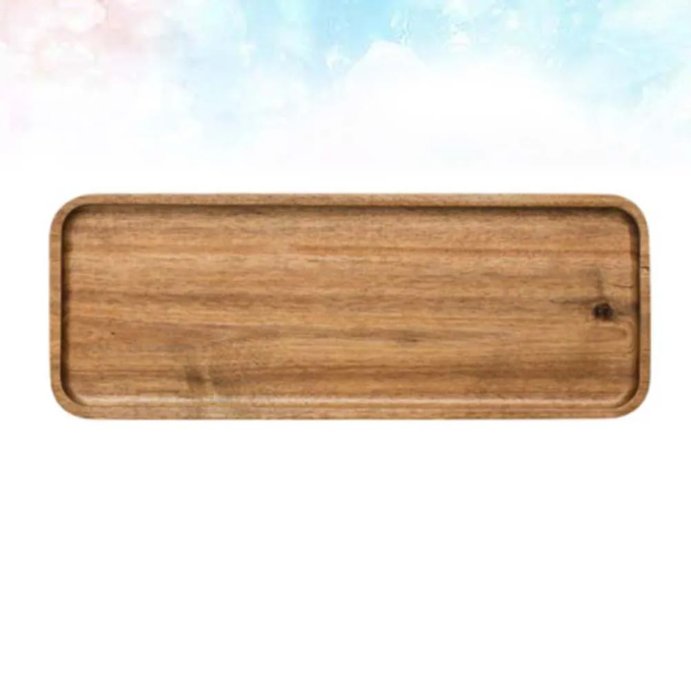 

Wooden Plate Household Tableware Solid Serving Tray Snack Handmade Breakfast Japanese-style