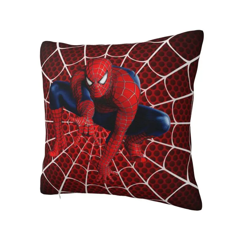 Custom Nordic Spider Man Cushion Cover 45*45 cm Polyester Throw Pillow Case Home Decorative Sofa Chair Pillowcase