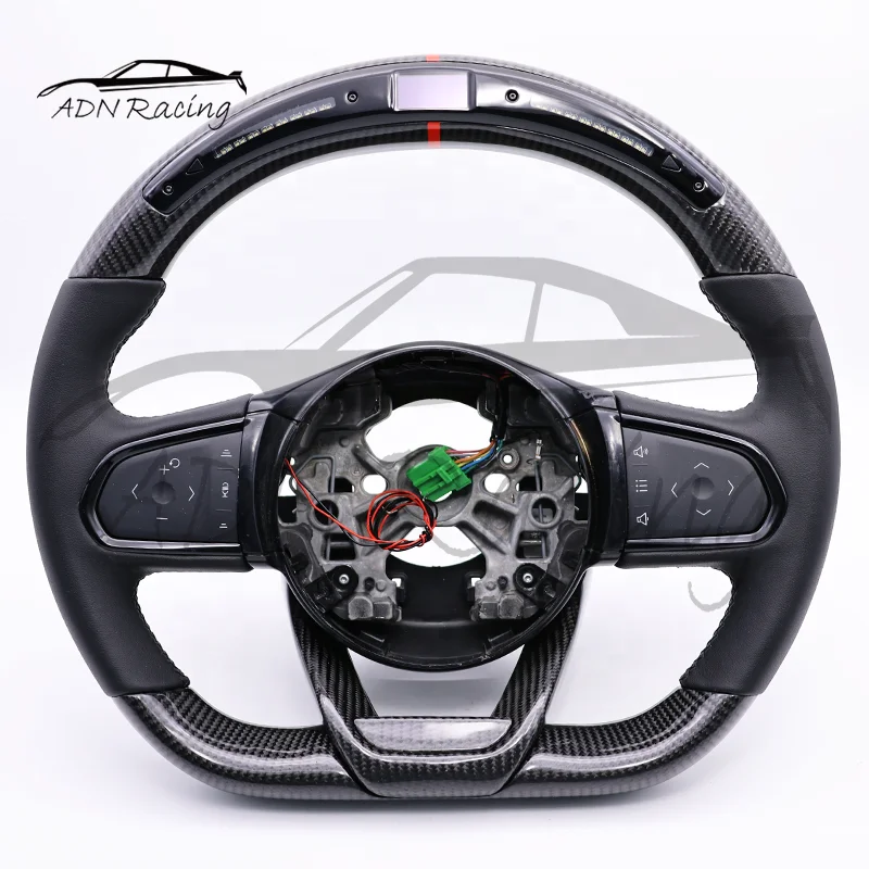 

2023+ Customized Carbon Fiber OEM Steering Wheel for Lotus Emira With LED Shift Lights