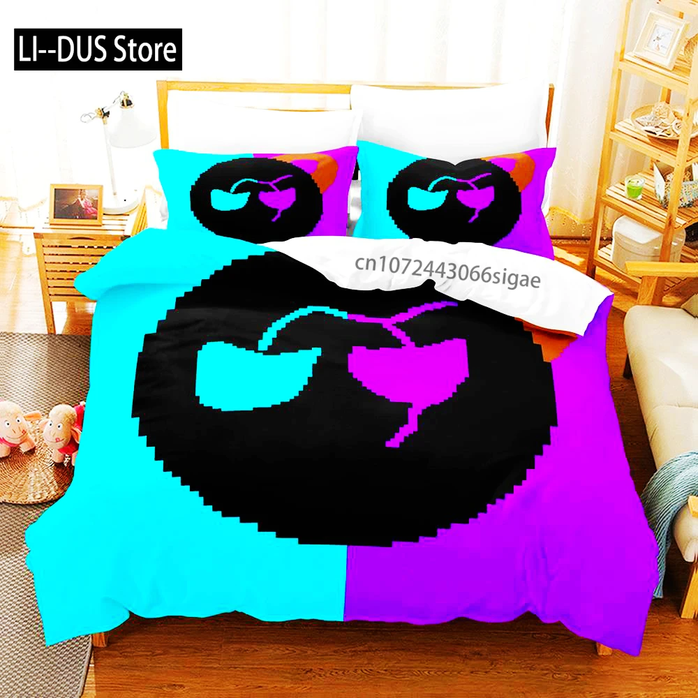 

Tanqr Merch для взрослых и мальчиков, комплект постельного белья Single Twin Full Queen King Size, пододеяльник в стиле аниме Parure De Lit, пододеяльник, комплект постельного белья