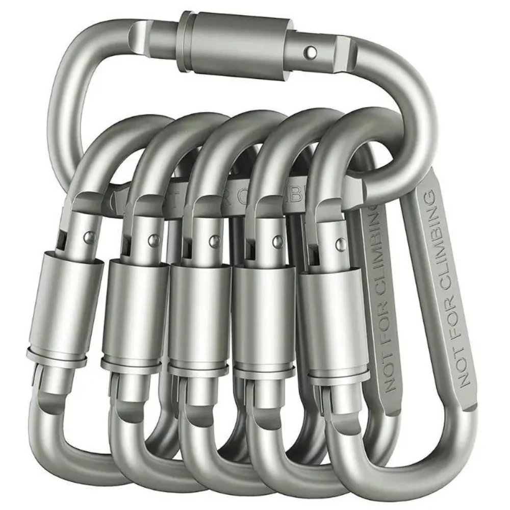 Karabiner Für Schlüssel Camping Überleben EDC Outdoor Schlüsselbund Clip Legierung Aluminium Taktische Karabiner Klettern Karabiner