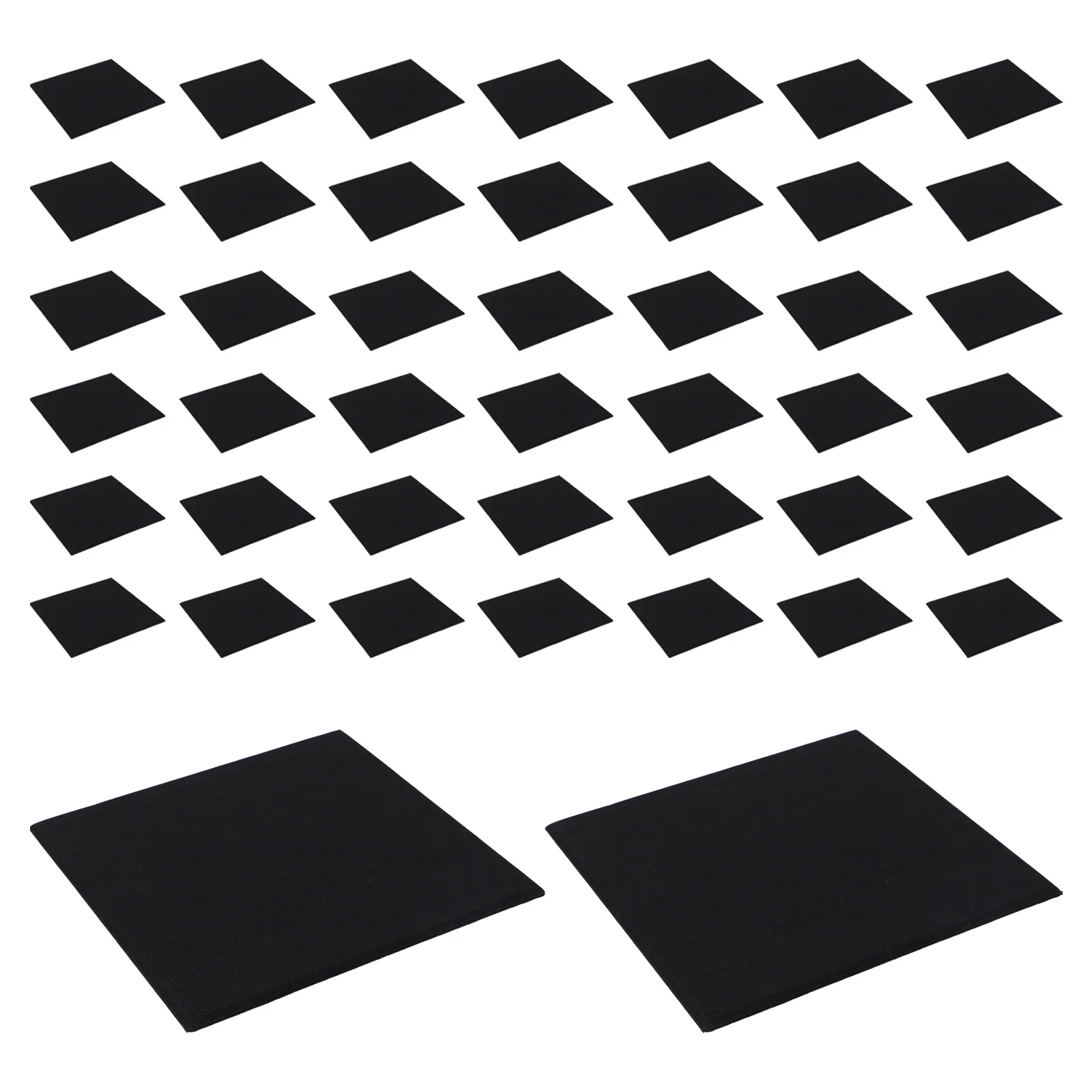 

72Pcs Noise Reducing Acoustic Panels Lightweight Polyester Self Adhesive Sound Absorbing Wall Panels for Office Meeting Room