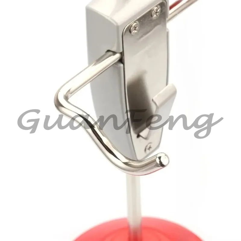 14.5 Inch Steering Wheel Holder Alignment Rack, Red Silver Leveling Stand Tool for Car Truck Van Wheel Alignment