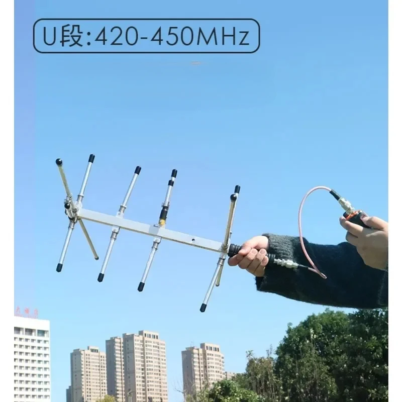 MagicalANT Handheld Small Yagi UV , Easy To Carry, Hand Pocket Antenna U 420-450MHZ