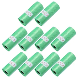 10 Rolls Trash Bag One-time Use Garbage Bags Storage Degradable Nursery Supplies Diaper Pouch