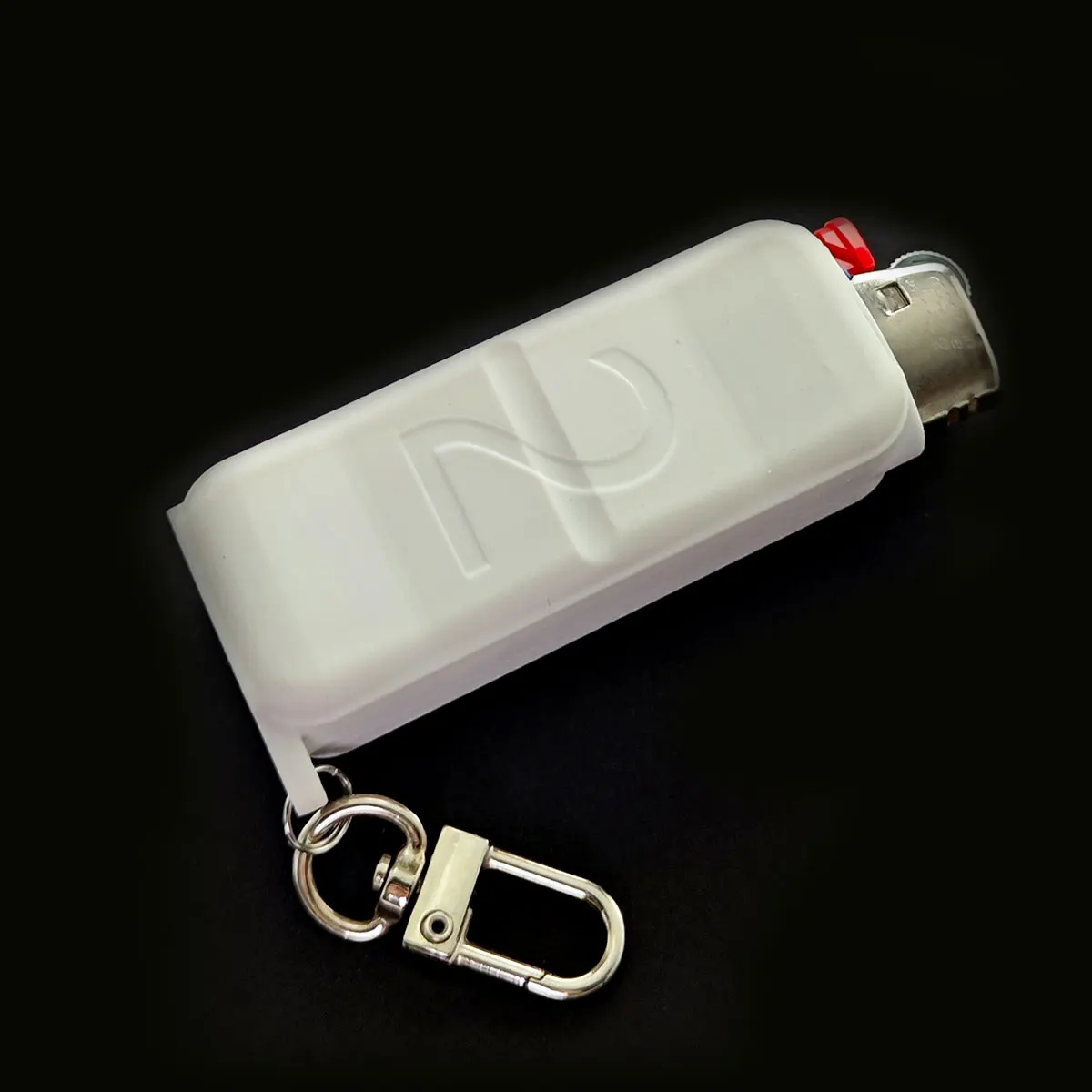 XANAX Lighter Case Cover Sleeve For Regular Bic J6 Lighters With Keychain Hook