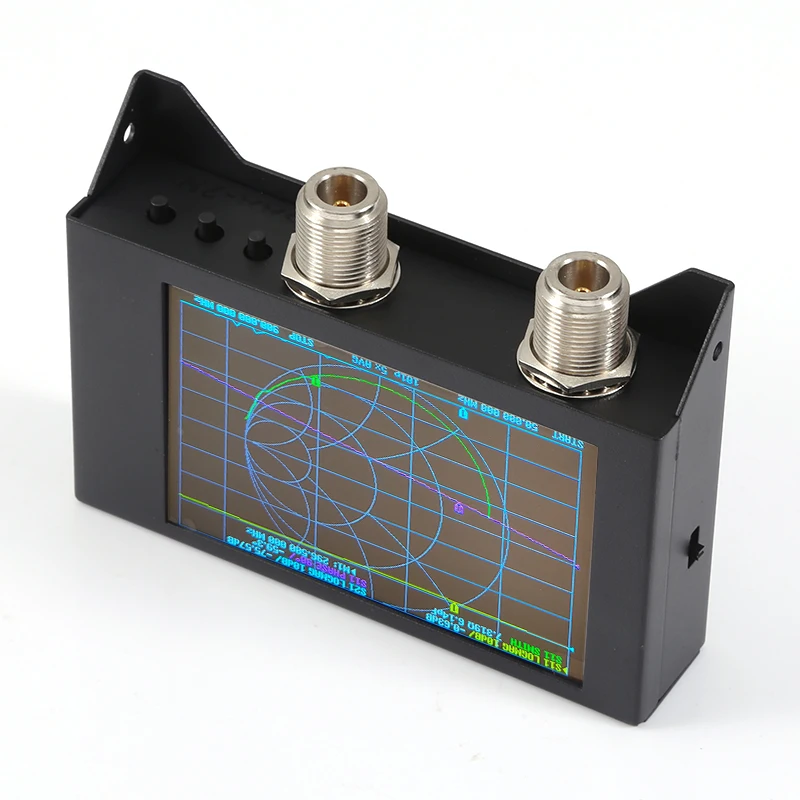 Nowy analizator sieci wektorowej 4.0 cali LCD 50KHz -3GHz SAA-2N NanoVNA V2 analizator antenowy krótkofalowo HF VHF UHF S-A-A-2 NanoVNA