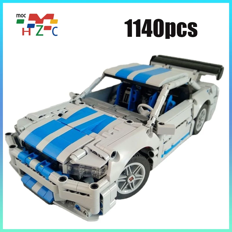 

Supercar 1:8R34 V2 MOC-65812 Hands-on Building blocks Roadster educational toys for children birthday gifts and moc-SY002