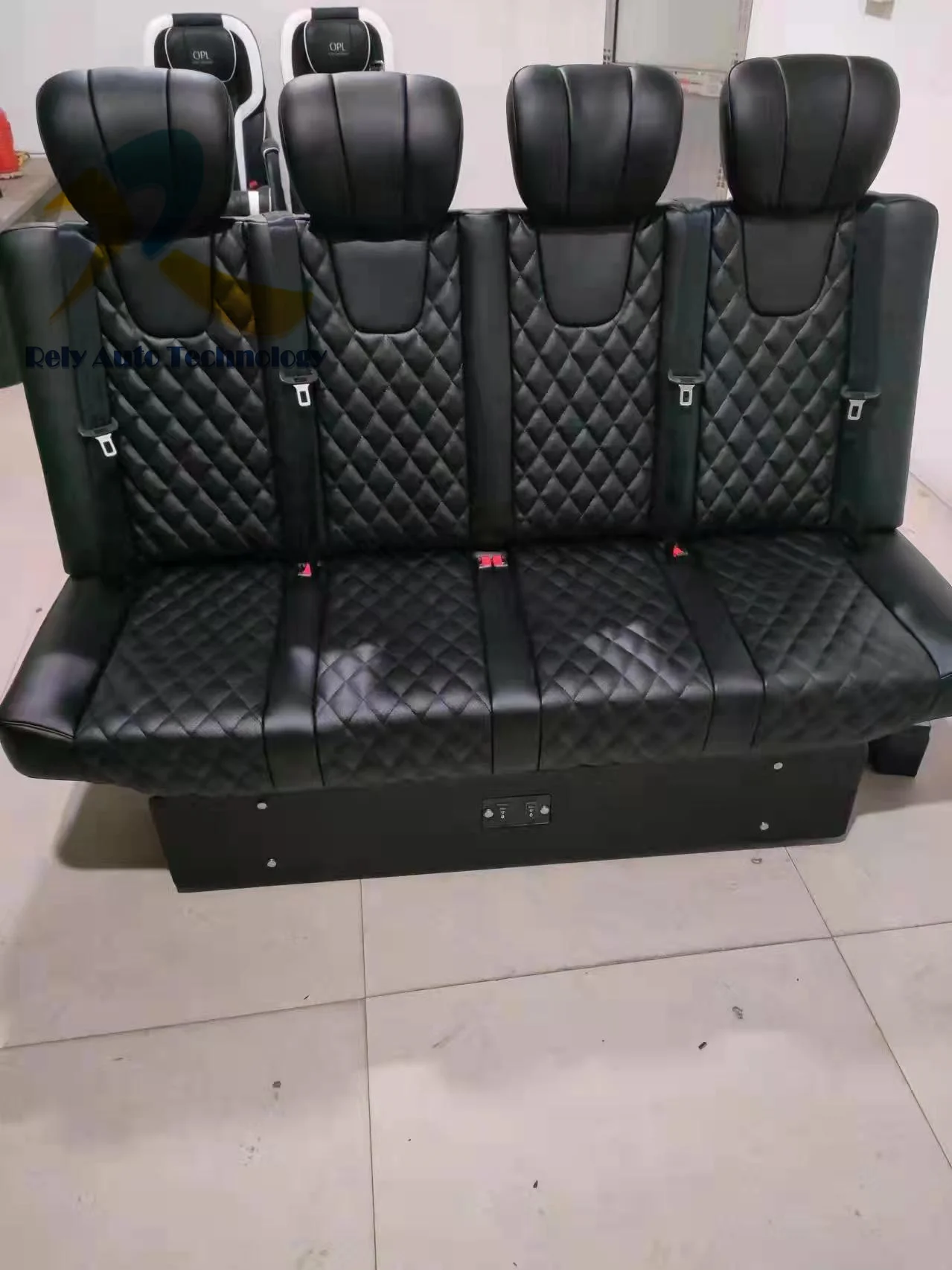 CustomizedNew Design Modified Car Seat Four-Seat kit Motorhome Seat Sofa bed For RV/VAN/SPRINTER/ALPHARD