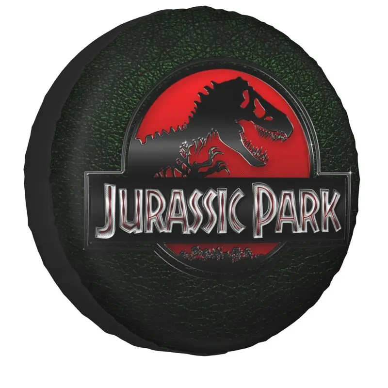 Cubierta de neumático de repuesto de Parque jurásico, cubiertas protectoras de rueda de coche para Toyota RAV4 Prado Jeep RV SUV Dinosaur World, 14 ", 15", 16 ", 17" pulgadas