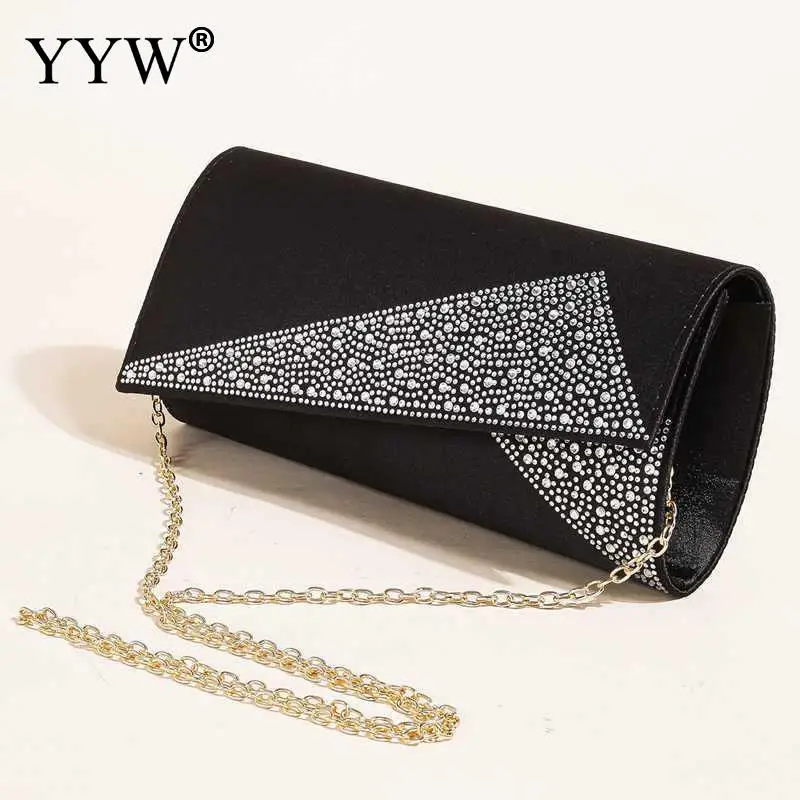 Fashion Diamond Evening Clutch Bag for Women Wedding Brand Party Banquet Glitter Bag Handbag Shoulder Bag Chain Bolsas Mujer