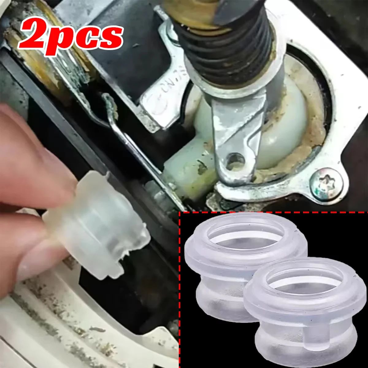 2X For SEAT Ibiza TOLEDO Manual Gear Shift Lever Cable Bushing Repair Kit Gearbox Selector End Linkage Rubber Sleeve 171711067B