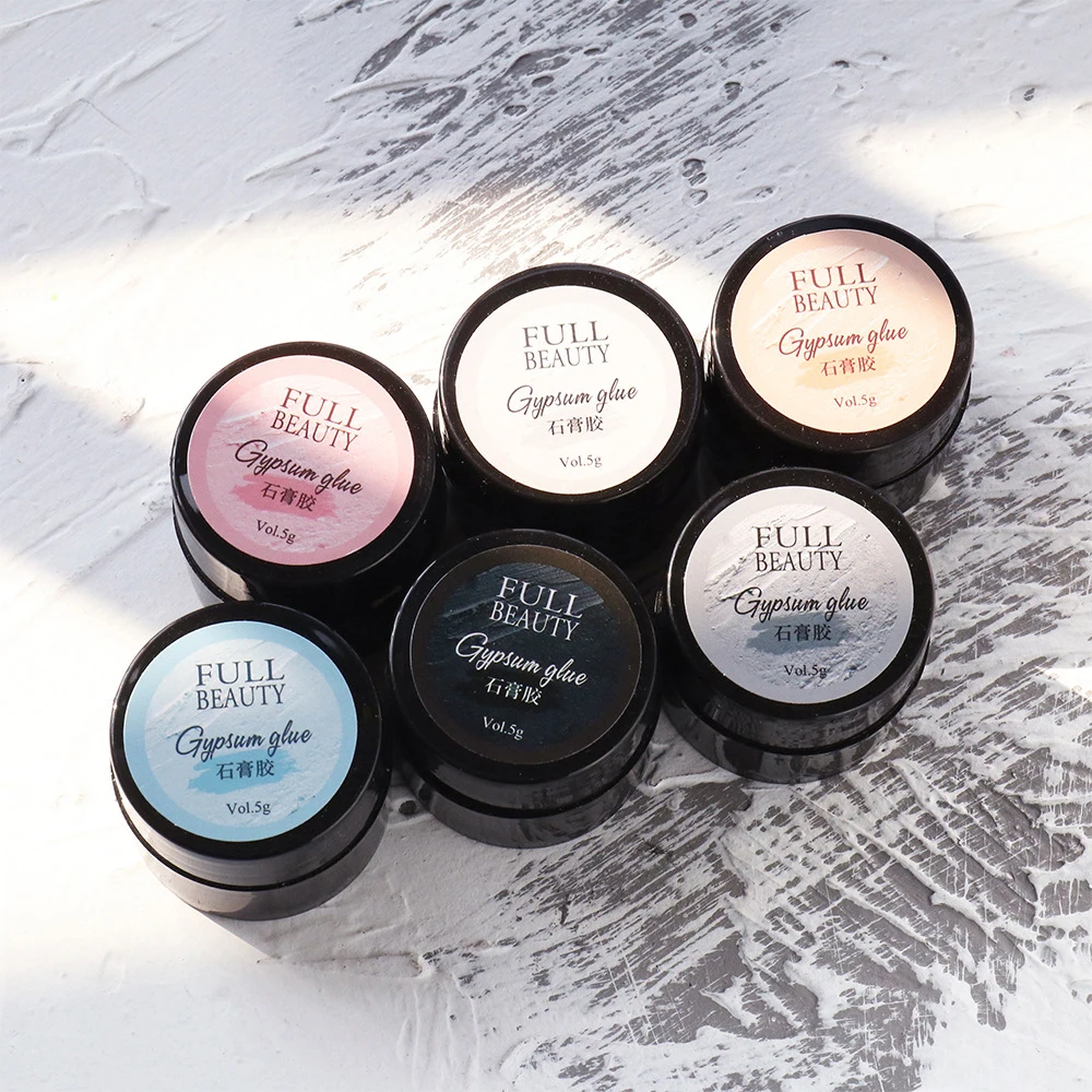 Decorazioni per unghie fai-da-te Accessori per manicure Gel per unghie Decorazione per smalto per unghie Smalto per unghie Lacca 3D Texture sabbia Gel di gesso