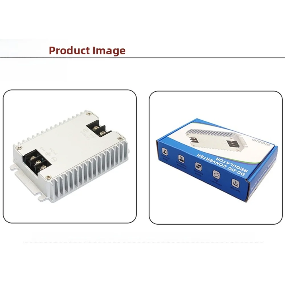 24V to 12V 30A 360W Step Down Converter DC-DC Regulator for 12V Monitoring Systems and Telematics in Commercial Fleets
