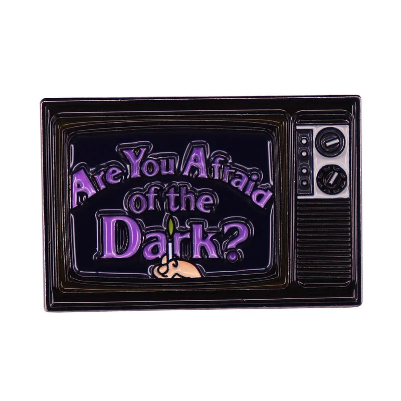 Are You Afraid of The Dark? Horror Retro TV Brooch Halloween Accessories Gifts