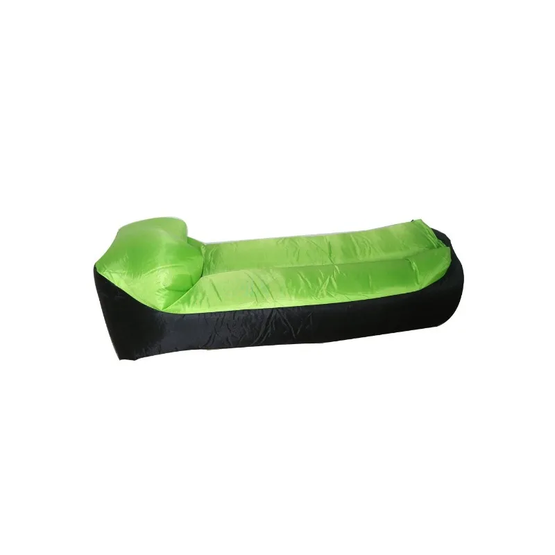 Inflatable sofa, outdoor lazy air sofa, beach sleeping bag folding single sofa