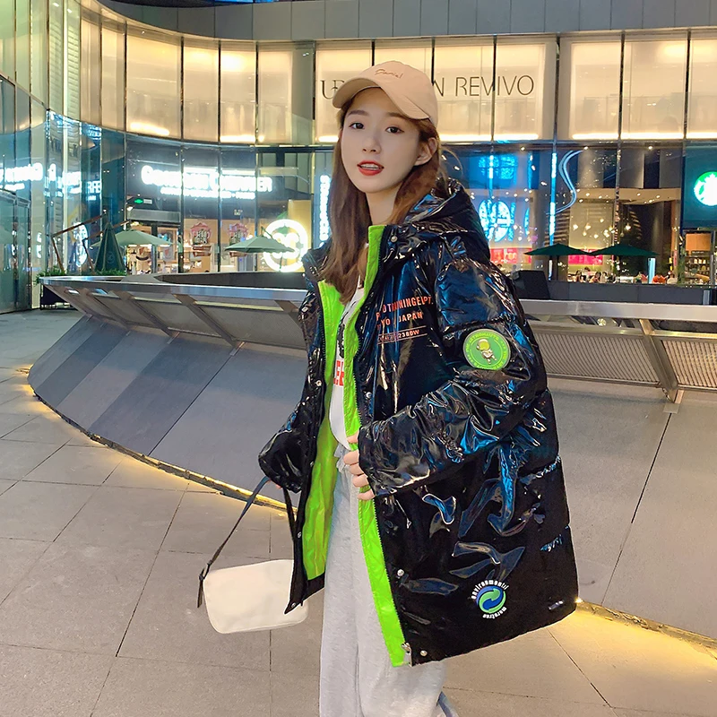 2025, warme gepolsterte Winterjacke mit Kapuze, Damenparkas, Übergröße, Pufferjacke, Damen, gepolsterte Mäntel, Oberbekleidung, wasserdichter Schneemantel