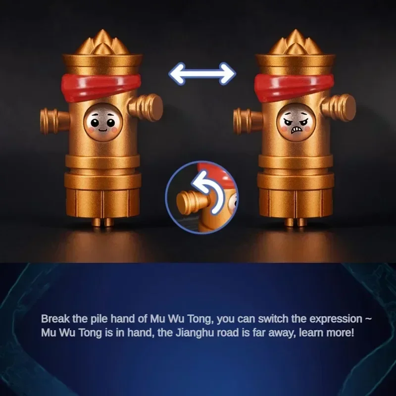 JIAN WANG 3 Series Keycaps Alloy Tangmen Mu Wu Tong Game Joint Style Keycap Customized Keyboard Accessories Artisan Key Cap