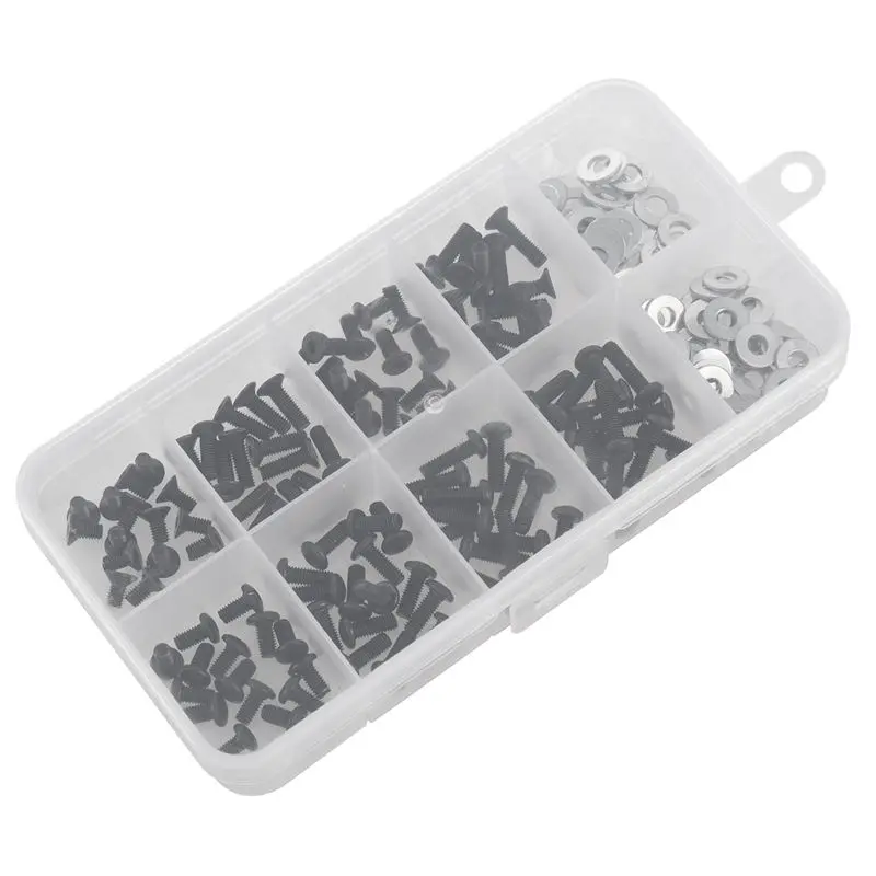 

Набор винтов ABBY-Screws для радиоуправляемых моделей 1/10 HSP Traxxas Tamiya HPI Kyosho D90 SRC10, 720 шт.