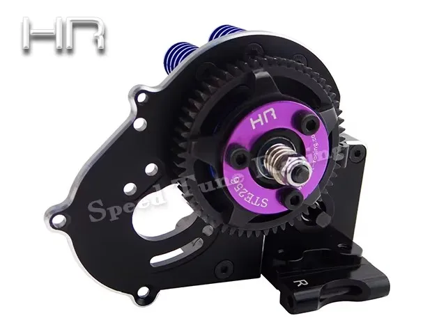 

Hot Racing Aluminum gearbox set with aluminum motor plate and arm mount for Traxxas Bandit Rustler 2WD Stampede 2WD Slash