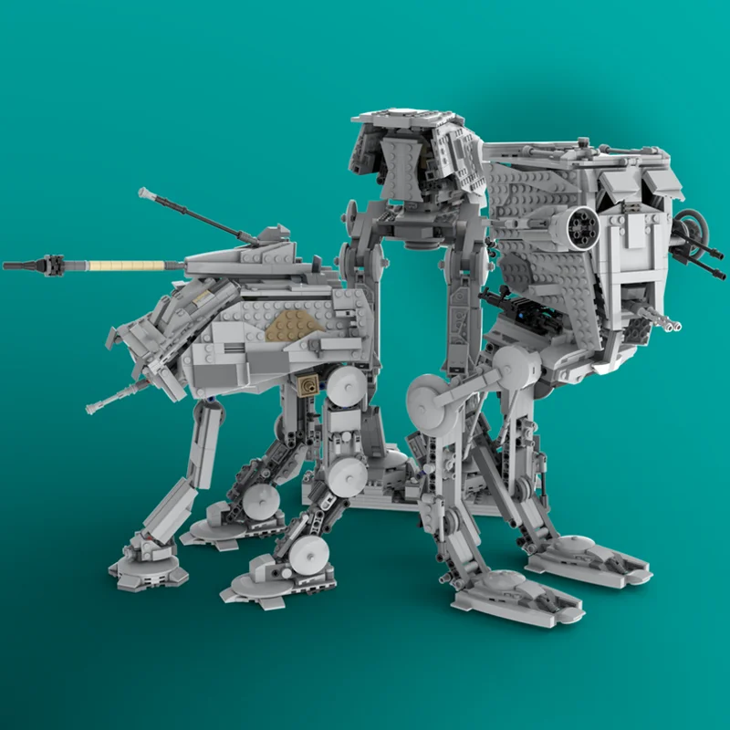 

1267pcs MOC 75288 Modified 3-in-1 AT Walker Compilation Star Batter Building Mecha Model DIY Building Blocks Gift