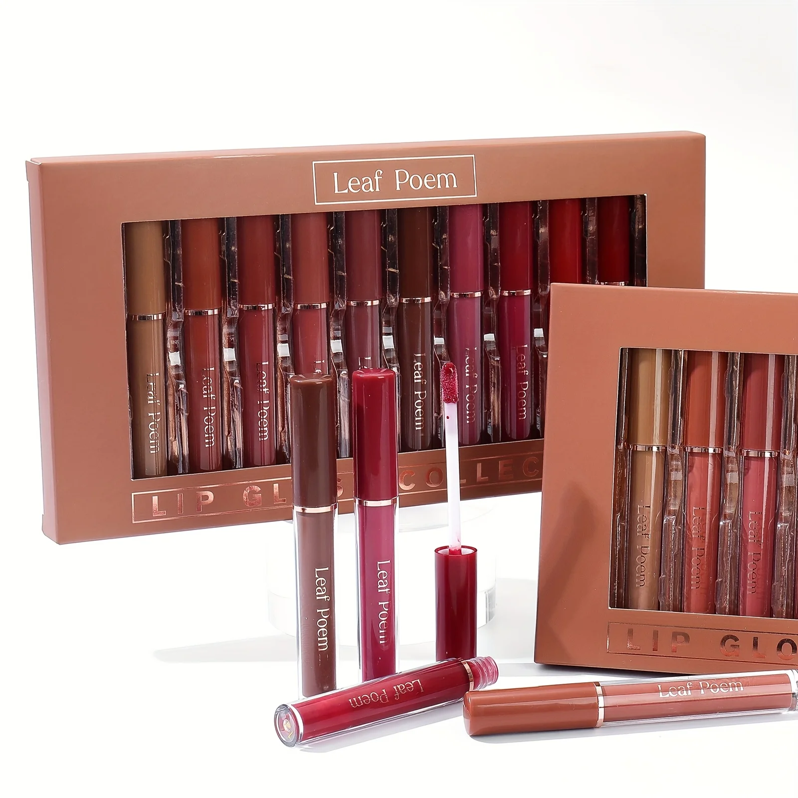 12-piece lip color set - highly pigmented, waterproof, moisturizing, perfect gift for the holidays