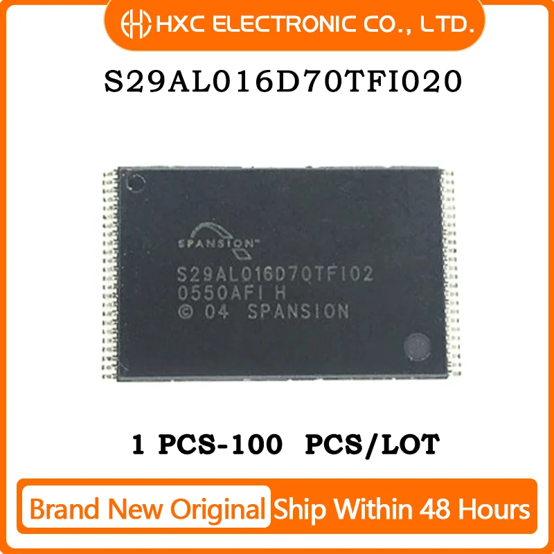 Free Shipping 1PCS/10PCS/50PCS/100PCS S29AL016D70TFI020 Brand New Original IC Chip