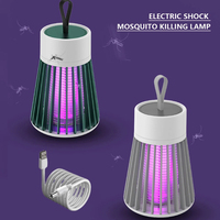 USB Electric Shock Bug Zapper Mosquito Killer Lamp Repellent Anti Mosquito Fly Insect Trap Home Outdoor Camping Mosquito Lights