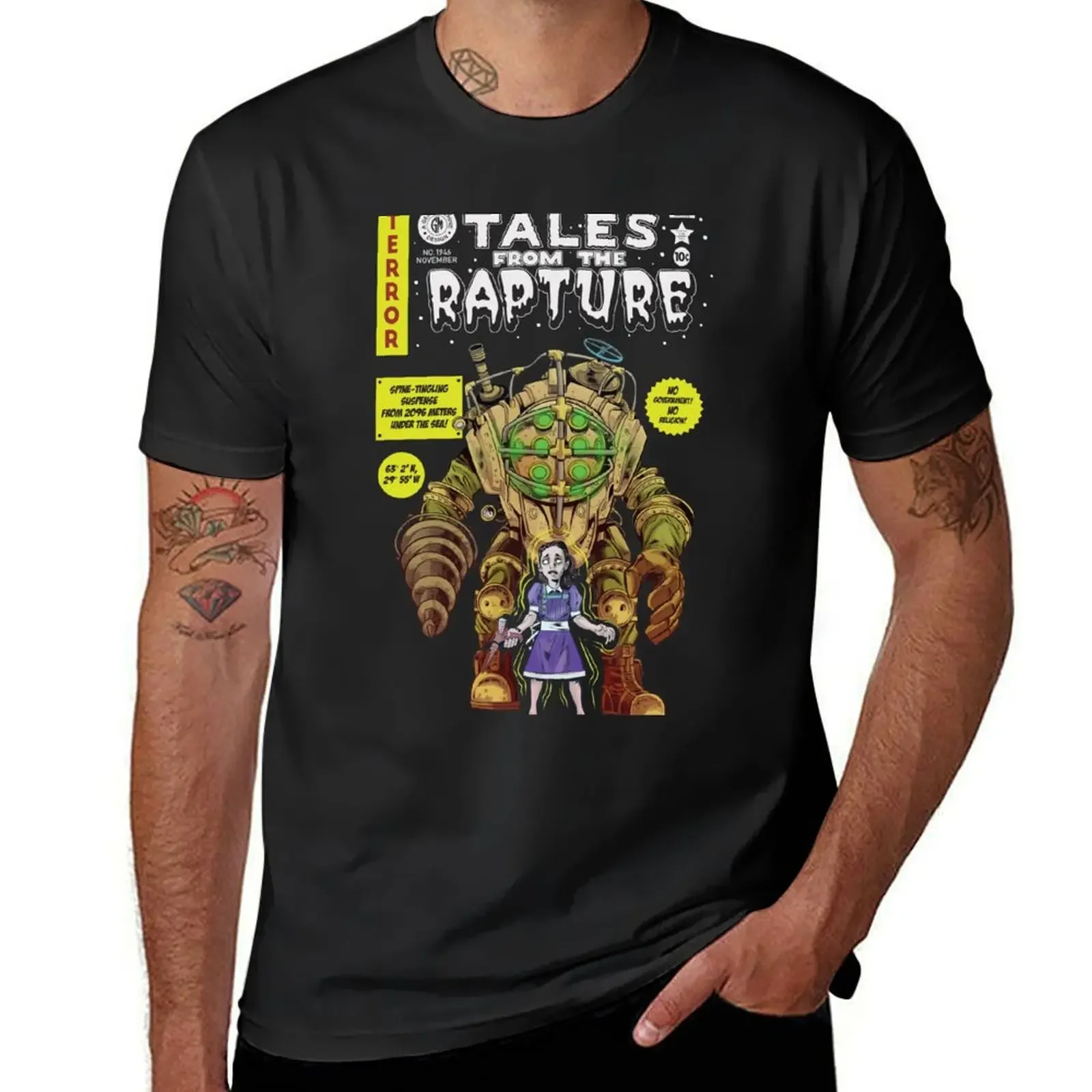 Tales From The Rapture Vintage Comic Parody T-Shirt customs design your own korean fashion fitted t shirts for men