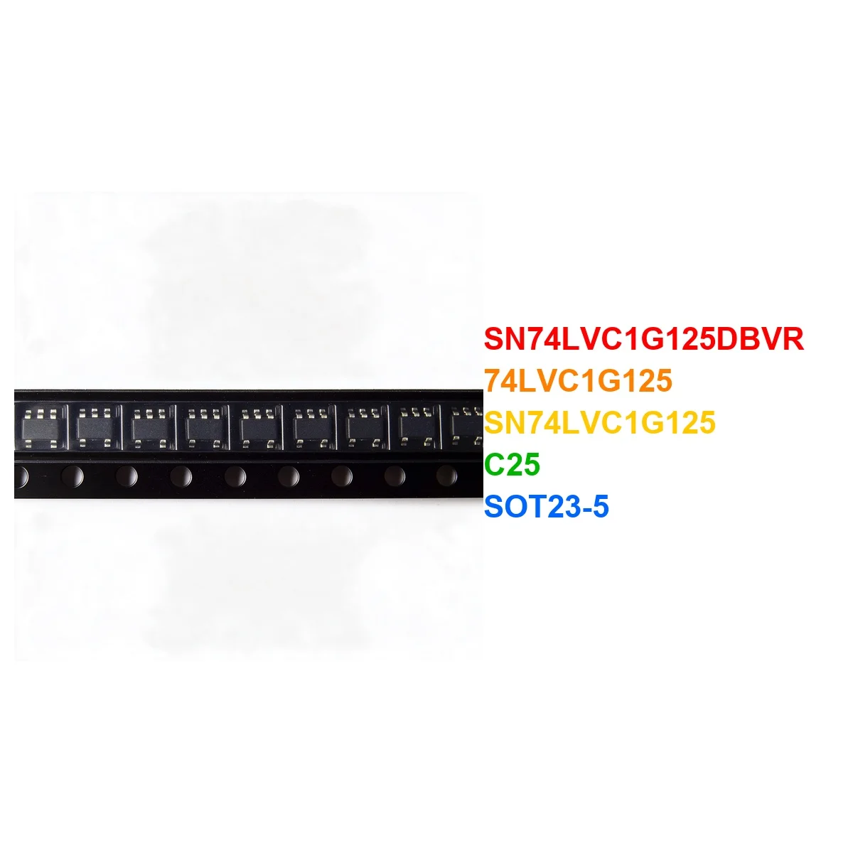 (50piece) SN74LVC1G125DBVR 74LVC1G125 SN74LVC1G125 C25 sot23-5 Chipset