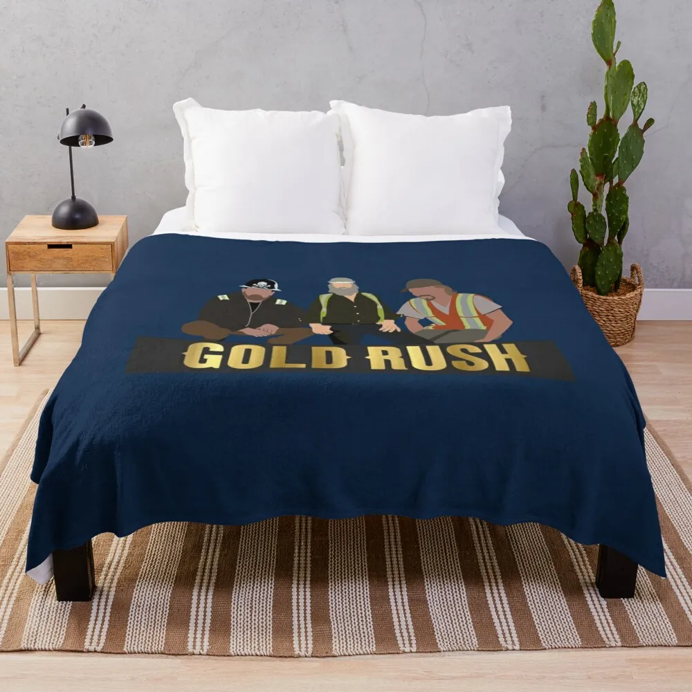 Gold Rush Parker Schnabel Rick Ness Tony Beets Throw Blanket wednesday Luxury St Kid'S Sofa Quilt Blankets