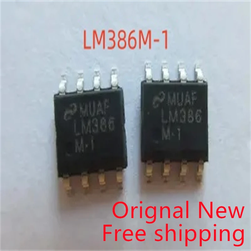 30piece New Original LM386M-1 SOP8 LM386M SOP-8 LM386 SMD Low Voltage Audio Power Amplifier