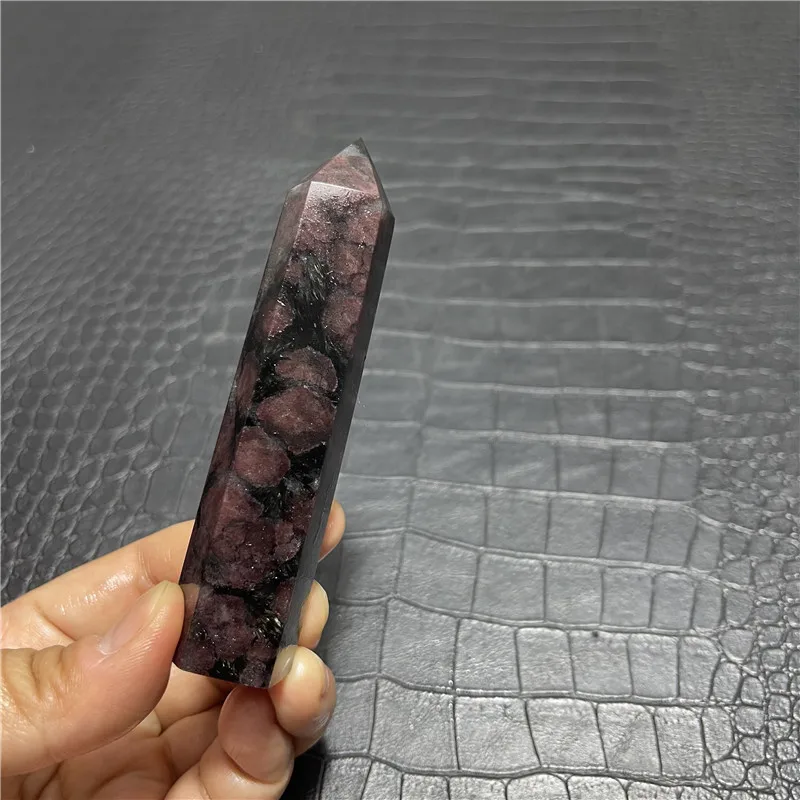 Natural Crystal Garnet Flower Tower Point High Quality Healing Gemstones Mineral Energy Reiki Home Decorations Gift