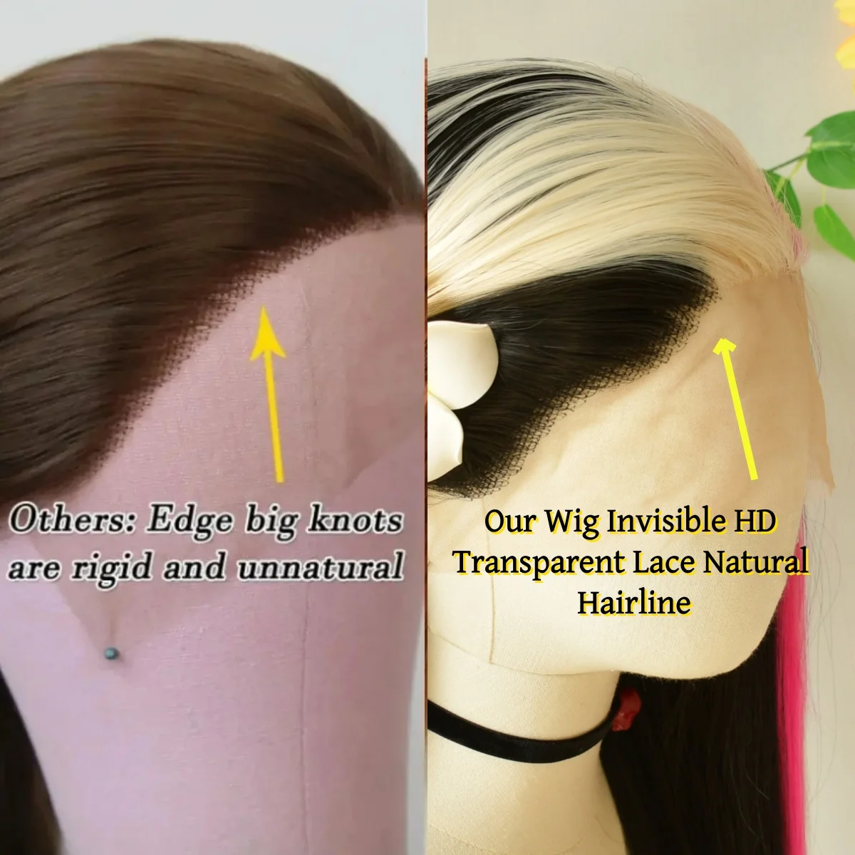 أسود تسليط الضوء على الأبيض الوردي العظام مستقيم الدانتيل الجبهة الباروكات 13x4 HD الدانتيل الباروكة قبل قطعها الاصطناعية عالية الجودة تأثيري pelucas