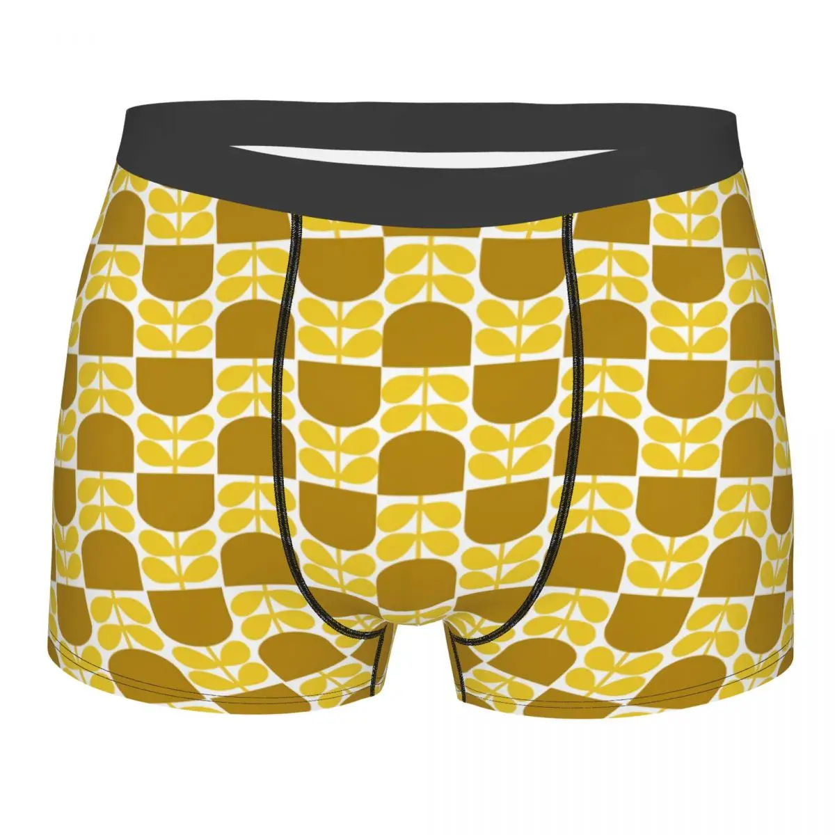

Custom Orla Kiely Floral Pattern Boxer Shorts For Men Sexy 3D Printed Underwear Panties Briefs Breathable Underpants