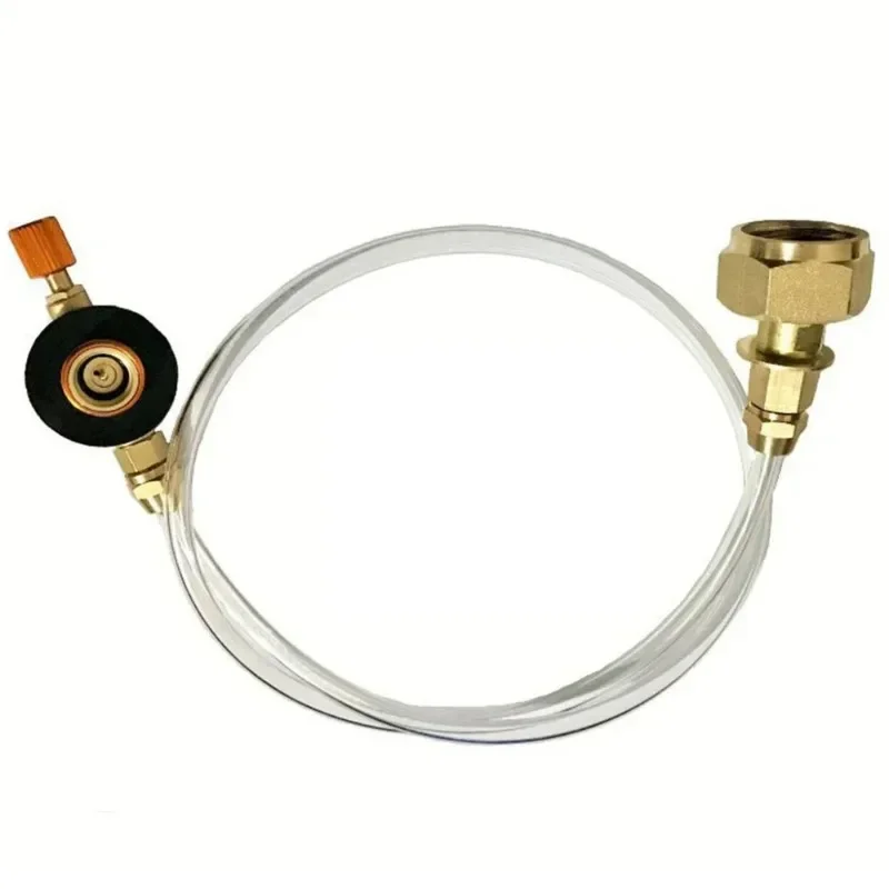 야외 캠핑 어댑터 프로판 실린더 충전 어댑터 가스 탱크 난로 연결기 커플러 액세서리 가스 스토브 가스 리필