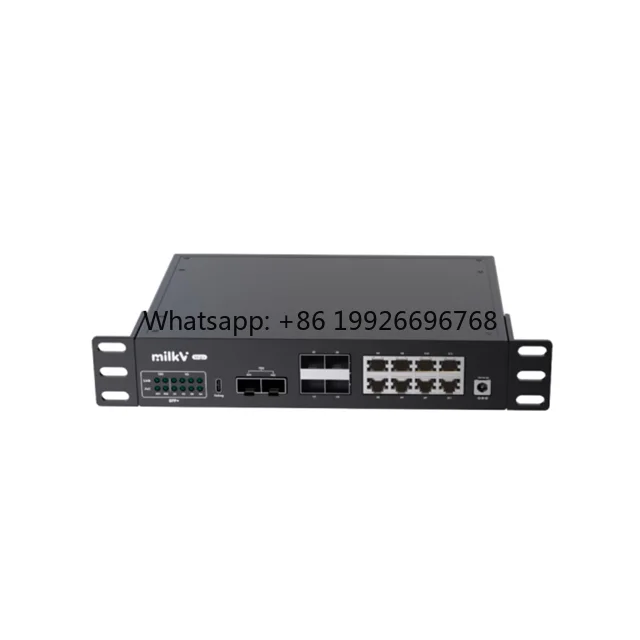 Milk-V Vega Open-Source 10Gbps/Gigabit Optical/Electrical Port Smart Switch