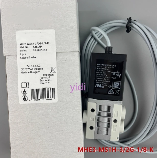 

Solenoid valve MHE2-MHE3-MS1H-3/2G-1/8-M7-K 525149 196133 new original